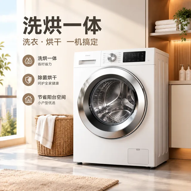 上新全套 · 洗烘一体 · 阴雨天也不愁