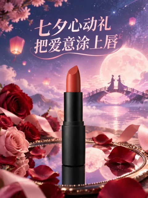 节日主题 · 七夕口红