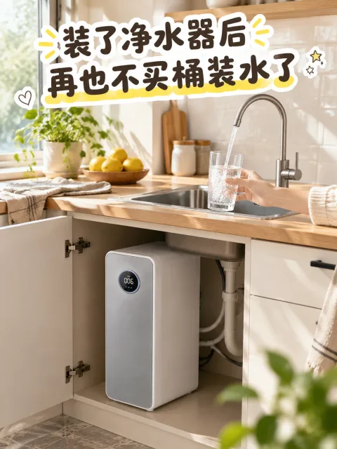小红书笔记 · 厨下净水器真实体验